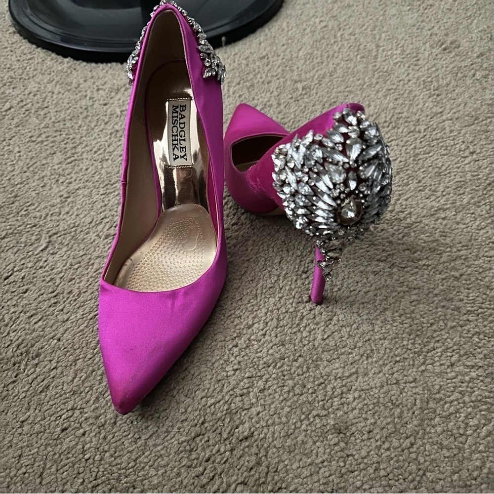 Pink Embellished Heels
